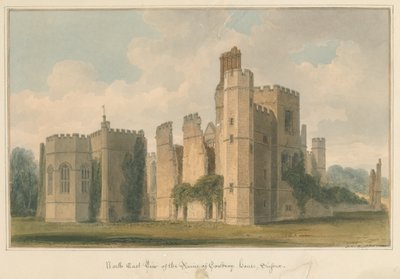 Sussex - Cowdray House, 1825 autorstwa John Chessell Buckler