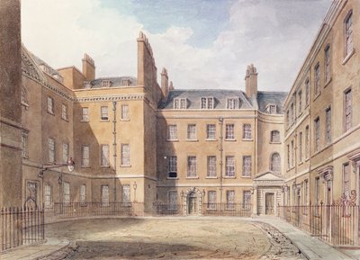 Widok na Downing Street, Westminster autorstwa John Chessell Buckler