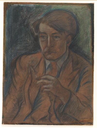 Studium wstępne do portretu malarza i grafika Sørena Hjortha Nielsen autorstwa John Christensen