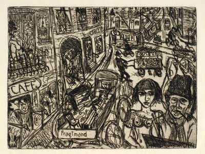 Życie uliczne w Nørrebro autorstwa John Christensen