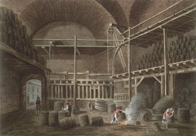 Łaźnie Juliana w Hotelu de Cluny, 1809 (akwatinta) autorstwa John Claude Nattes