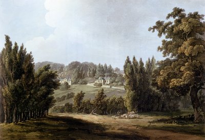 „Ermitaż” w Montmorency, 1809 autorstwa John Claude Nattes