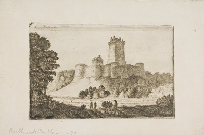 Zamek Borthwick autorstwa John Clerk of Eldin