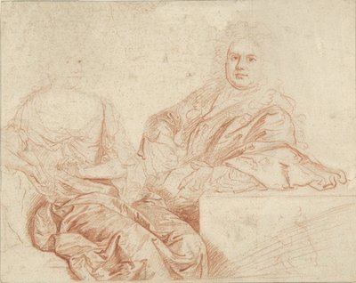 Portret Grinling Gibbons i jego żony autorstwa John Closterman