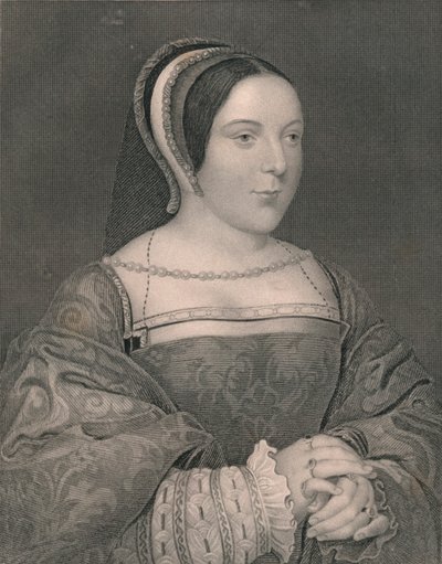 Małgorzata Tudor. Królowa Szkocji, ok. 1525, początek XIX wieku. autorstwa John Cochran