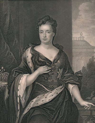 Królowa Anna, połowa XIX wieku. autorstwa John Cochran
