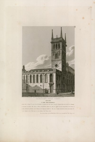 All Hallows, Bread Street, Londyn autorstwa John Coney
