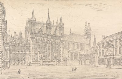 Hotel de Ville, Brugia autorstwa John Coney