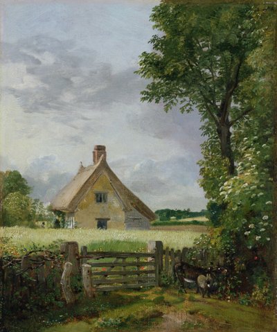 Domek na polu kukurydzy autorstwa John Constable