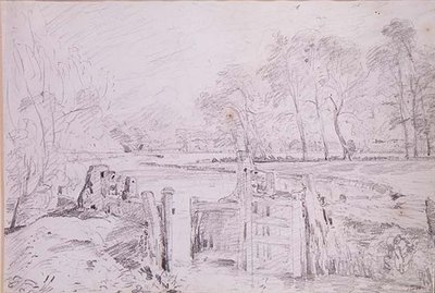 Zamek na Stour autorstwa John Constable