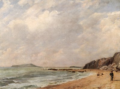 Widok na zatokę Osmington w Dorset, w kierunku wyspy Portland autorstwa John Constable