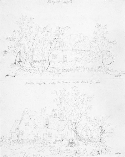 Zrujnowany domek w Capel, Suffolk autorstwa John Constable
