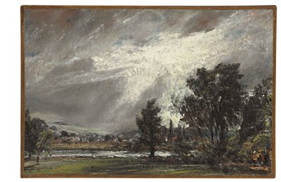 Widok Salisbury (olej na papierze nałożony na płótno) autorstwa John Constable