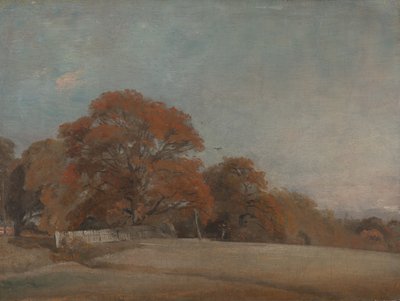 Jesienny krajobraz w East Bergholt w latach 1805-1808. autorstwa John Constable