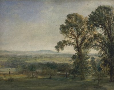 Bardon Hill, Coleorton Hall, ca. 1823. autorstwa John Constable