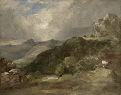 Bow Fell, Cumberland, 1807 autorstwa John Constable