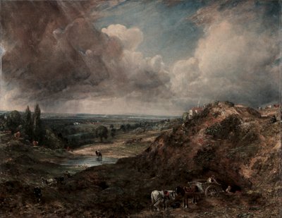 Branch Hill Pond, Hampstead autorstwa John Constable