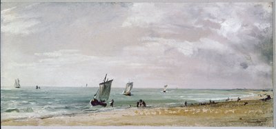 Plaża w Brighton (olej na płótnie) autorstwa John Constable