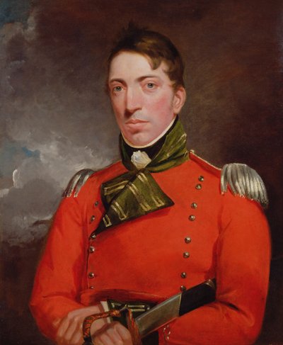 Kapitan Richard Gubbins, c.1804-05 (olej na płótnie) autorstwa John Constable