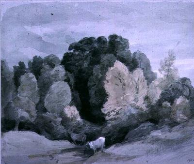 Bydło na skraju lasu, ok. 1805 autorstwa John Constable