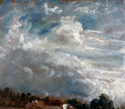 Badanie chmury: horyzont drzew autorstwa John Constable