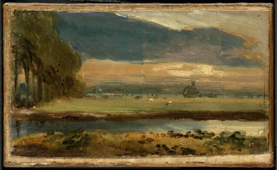 Kościół w Dedham widziany z Flatford autorstwa John Constable