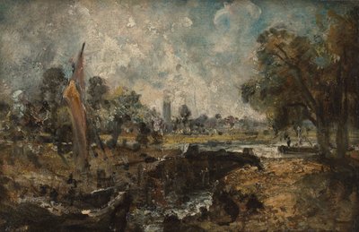 Zamek Dedham autorstwa John Constable