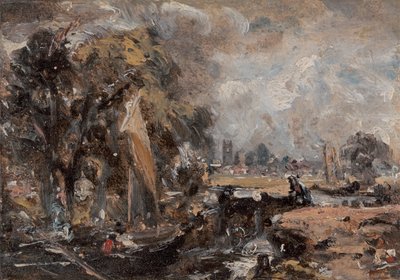 Śluza Dedham, w latach 1819-1820. autorstwa John Constable