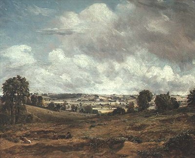 Dedham Vale z East Bergholt (olej na płótnie) autorstwa John Constable