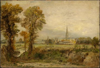 Odległy widok na katedrę w Salisbury autorstwa John Constable