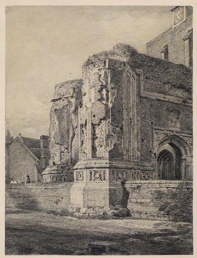 Kościół East Bergholt, od południowego zachodu, ok. 1815-17 autorstwa John Constable