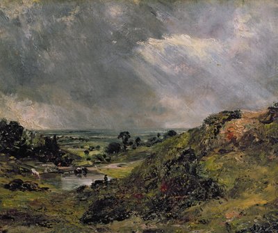 Hampstead Heath, staw Branch Hill, 1828 autorstwa John Constable