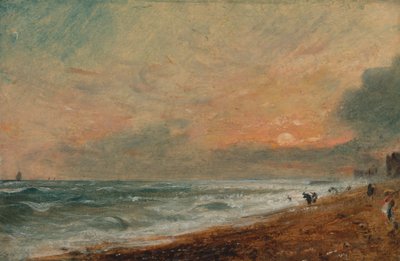 Plaża Hove, 1824-1828. autorstwa John Constable
