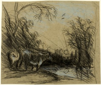 Krajobraz z krowami autorstwa John Constable