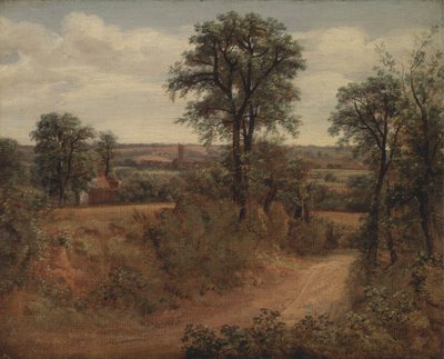 Zaułek w pobliżu Dedham, 1802. autorstwa John Constable