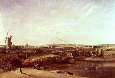 Mistley, Dolina Stour (olej na płótnie) autorstwa John Constable