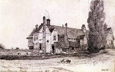 Hala Overbury, Suffolk autorstwa John Constable