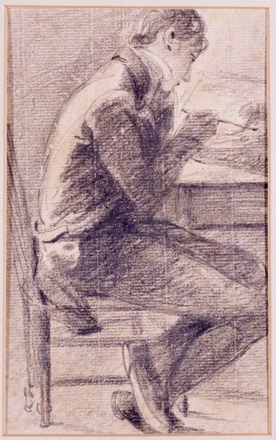Portret artysty szkicującego, 1801 autorstwa John Constable