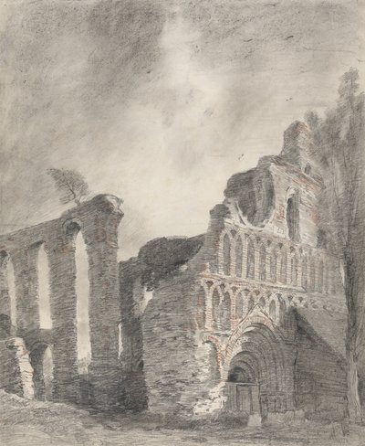 Ruiny klasztoru św. Botolpha w Colchester autorstwa John Constable