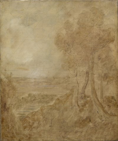 Szkic do „Dedham Vale”, ok. 1827 autorstwa John Constable