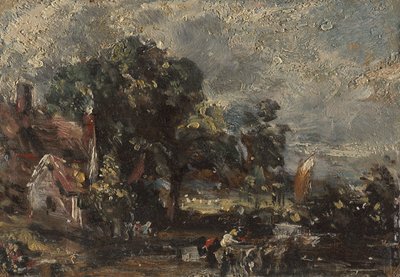 Szkic do „Wozu z sianem” autorstwa John Constable