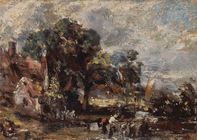Szkic do filmu "The Haywain" autorstwa John Constable