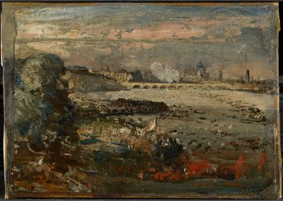 Szkic do „Otwarcia mostu Waterloo widzianego ze schodów Whitehall, 18 czerwca 1817” autorstwa John Constable