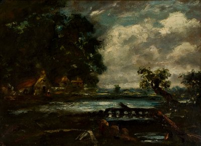Studium do „Skaczącego konia” (widok na Stour) autorstwa John Constable