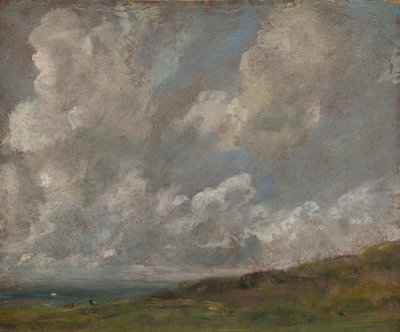 Studium chmur nad krajobrazem, ok. 1821-22 autorstwa John Constable