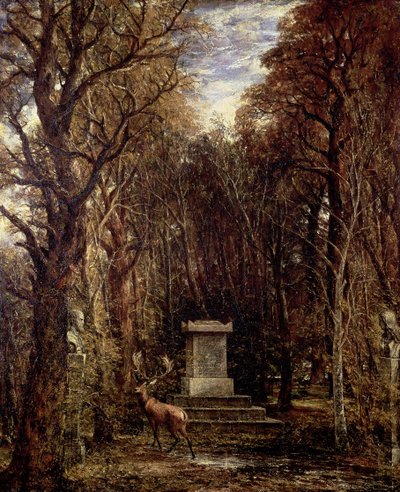 Cenotaf do pamięci Reynolda, Coleorton, c.1833 autorstwa John Constable