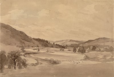 Dolina Derwent z Chatsworth w oddali autorstwa John Constable