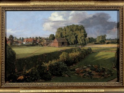Ogród Golding Constable angielski krajobraz farmy. Obraz Johna Constable (1776-1837) 1815 Nd. 0,33x0,5m. Ipswich. Muzeum Rady Gminy autorstwa John Constable