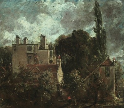 Gaj, czyli Dom Admirałów w Hampstead, 1821-1822 autorstwa John Constable