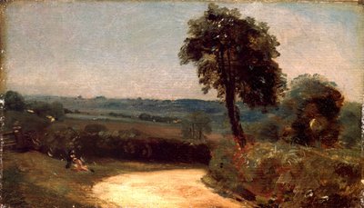 Droga z East Bergholt do Flatford autorstwa John Constable